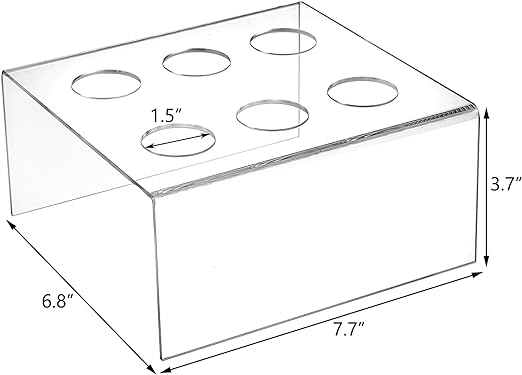 Acrylic Graze Cone Stand (6 Holes)